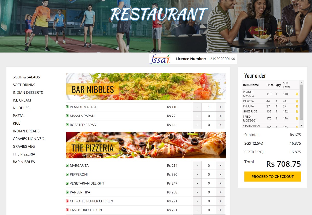 Online Food Order Module from Restaurants @Play Factory